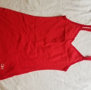 Gilly Hicks lace back tank top